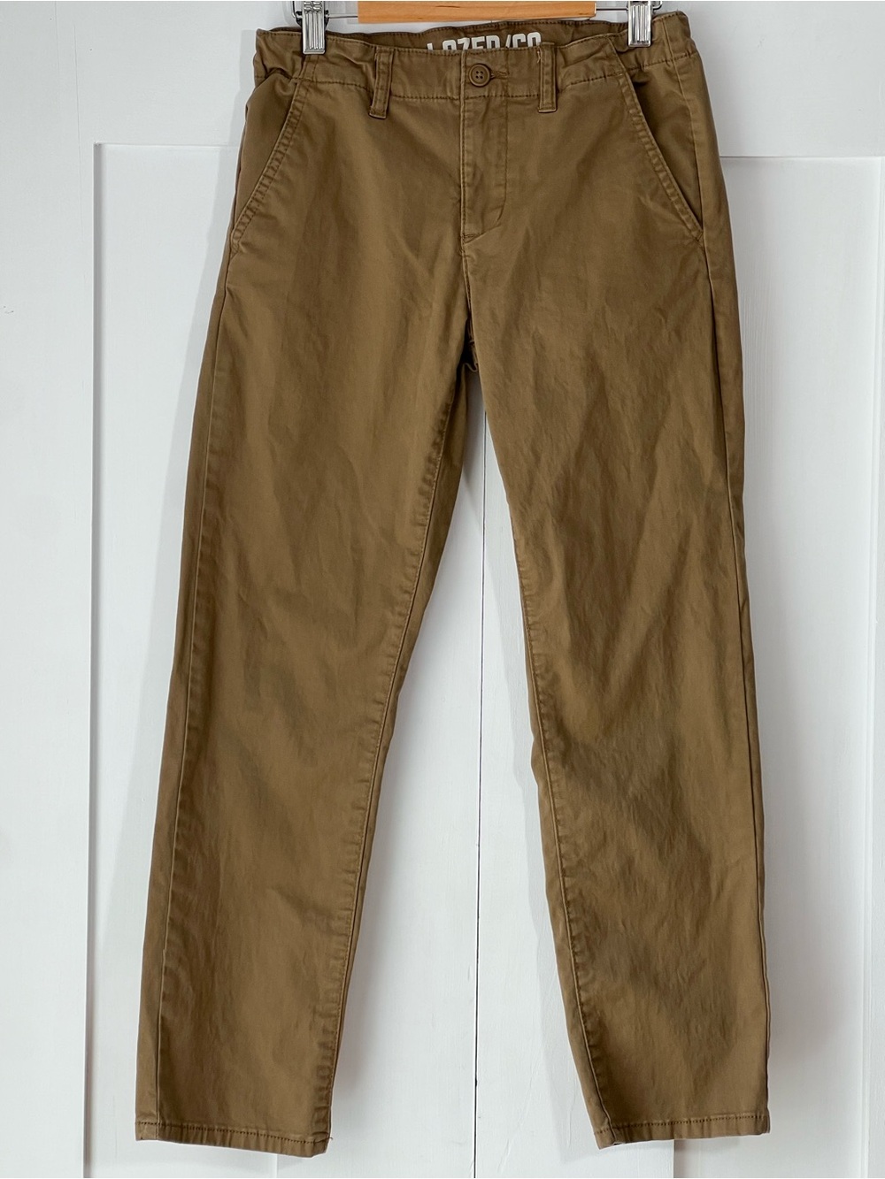 Lazer/Co Boys Brown Khaki Chino Pants Size 12